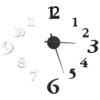 vidaXL 3D Wall Clock Modern Design Black and White 100 cm XXL vidaXL 3D Wall Clock Modern Design Black and White 100 cm XXL - Image 2