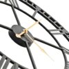vidaXL Vintage Wall Clock with Quartz Movement Metal 60 cm XXL - Image 4