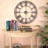 vidaXL Vintage Wall Clock with Quartz Movement Metal 60 cm XXL - Image 2
