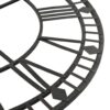 vidaXL Vintage Wall Clock with Quartz Movement Metal 60 cm XXL - Image 5