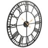 vidaXL Vintage Wall Clock with Quartz Movement Metal 60 cm XXL - Image 3