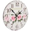 vidaXL Vintage Wall Clock Flower 30 cm - Image 3