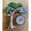 Oak Tree Clock with Bird Oak Tree Clock with Bird - Image 2