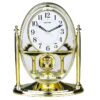 Rhythm Mantel Clock with Pendulum & Acrylic Decoration Gold Rhythm Mantel Clock with Pendulum & Acrylic Decoration Gold