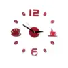 DIY Acrylic Wall Clock with Mirror Effect - Customisable Home Decor