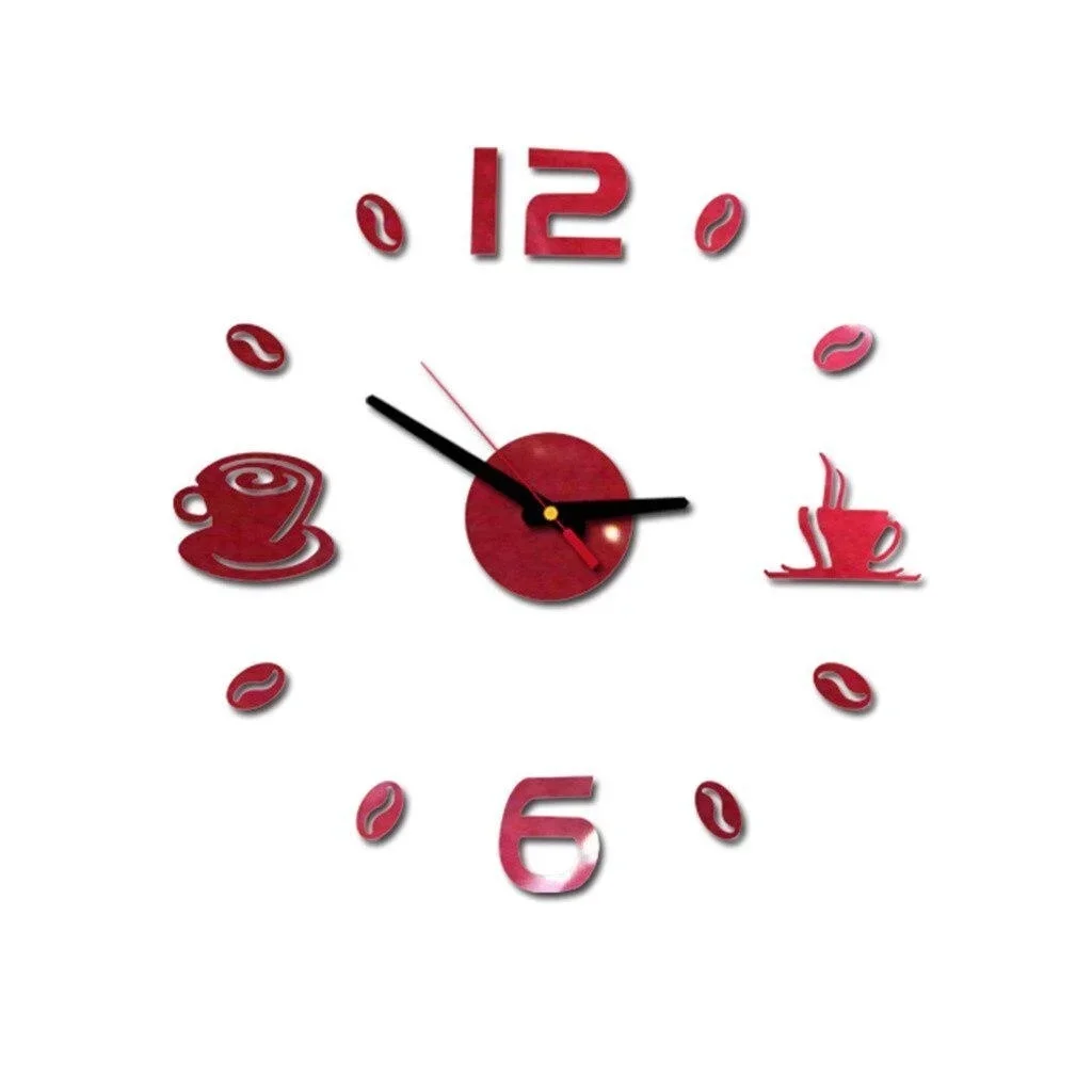 DIY Acrylic Wall Clock with Mirror Effect - Customisable Home Decor DIY Acrylic Wall Clock with Mirror Effect - Customisable Home Decor