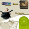 MR-Yacub Modern Wall Clock - Customisable EVA Foam Design, Digitally Operated - Image 5