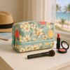 Floral Cosmetic Bag – Makeup & Beauty Storage Pouch Floral Cosmetic Bag – Makeup & Beauty Storage Pouch