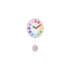 Acctim Matilda Pendulum Time Teaching 25cm Wall Clock White 25032 - Image 2