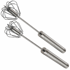 Alternative view of Whip & Whisk Set of 2 – Manual Mixing, Blending & Frothing Kitchen Tools