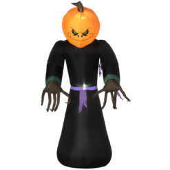 2.1m Light-Up Pumpkin Man Halloween Inflatable