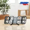 Digital Alarm Clock with Multi-Display Modes & Night Mode Features