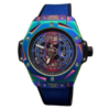 New Rainbow Watch Mens Dated Dial Analogue Blue Rubber Strap Watch NY London New Rainbow Watch Mens Dated Dial Analogue Blue Rubber Strap Watch NY London