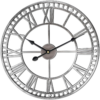 DOUBLE EDGE 47CM CLOCK - SILVER