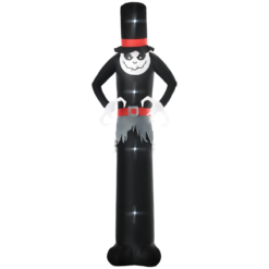 10ft LED Halloween Inflatable Skinny Ghost – Outdoor Decoration