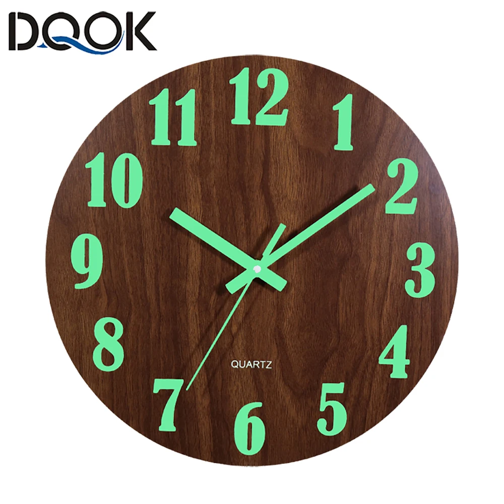 Bamboo & Wooden Circular Wall Clock - Stylish LUMINOVA Design Bamboo & Wooden Circular Wall Clock - Stylish LUMINOVA Design